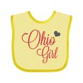 thumbnail image 1 of Inktastic Ohio Girl Boys or Girls Baby Bib, 1 of 4