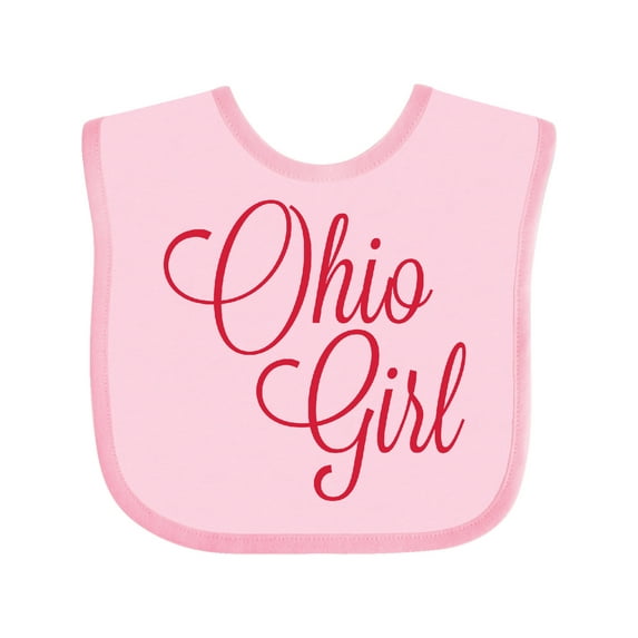 Inktastic Ohio Girl Boys or Girls Baby Bib