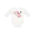 thumbnail image 1 of Inktastic Ohio Girl Boys or Girls Long Sleeve Baby Bodysuit, 1 of 5