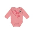 thumbnail image 1 of Inktastic Ohio Girl Boys or Girls Long Sleeve Baby Bodysuit, 1 of 5