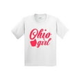 thumbnail image 1 of Inktastic Ohio Girl Cursive Pink Youth T-Shirt, 1 of 5