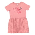 thumbnail image 1 of Inktastic Ohio Girl Girls Toddler Dress, 1 of 5