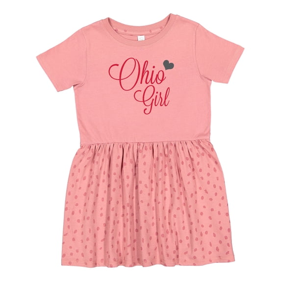 Inktastic Ohio Girl Girls Toddler Dress
