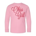 thumbnail image 1 of Inktastic Ohio Girl Long Sleeve Youth T-Shirt, 1 of 5