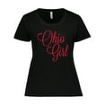 thumbnail image 1 of Inktastic Ohio Girl Women's Plus Size T-Shirt, 1 of 5
