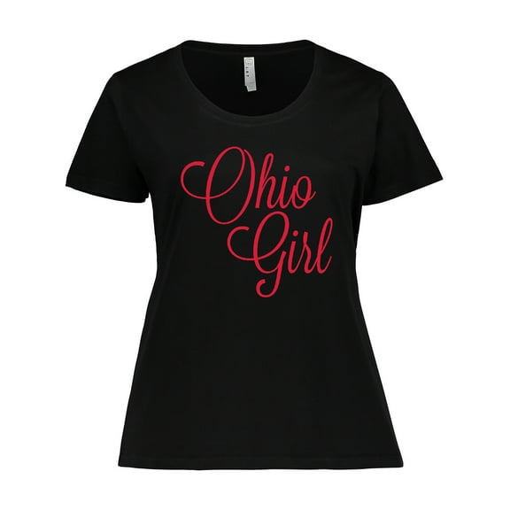 Inktastic Ohio Girl Women's Plus Size T-Shirt