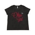 thumbnail image 1 of Inktastic Ohio Girl Women's Plus Size T-Shirt, 1 of 5