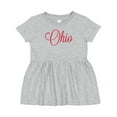 thumbnail image 1 of Inktastic Ohio Girls Baby Dress, 1 of 5
