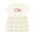thumbnail image 1 of Inktastic Ohio Girls Baby Dress, 1 of 5