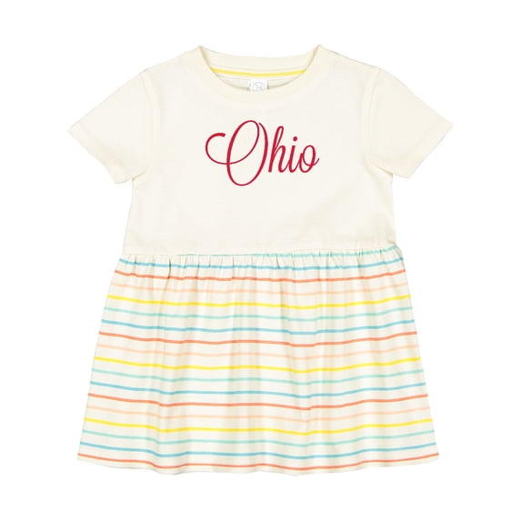 Inktastic Ohio Girls Baby Dress