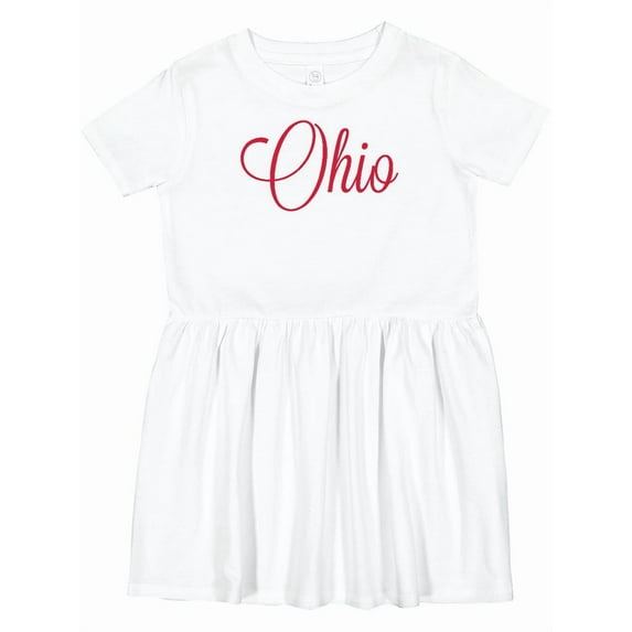 Inktastic Ohio Girls Toddler Dress