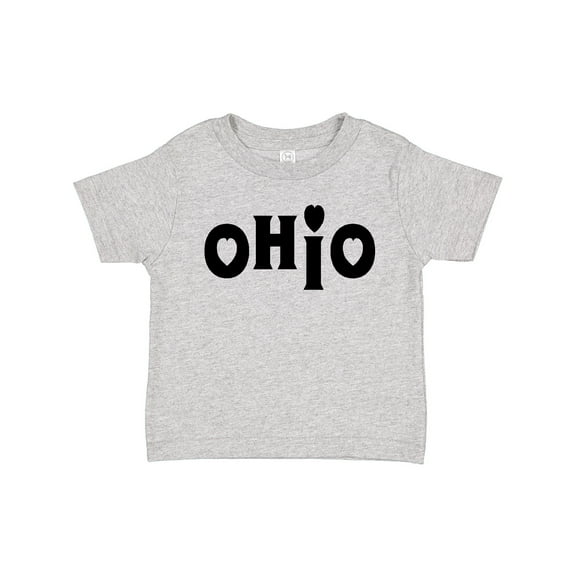 Inktastic Ohio Hearts Boys or Girls Toddler T-Shirt