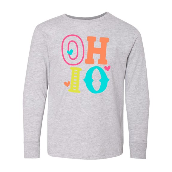 Inktastic Ohio Long Sleeve Youth T-Shirt
