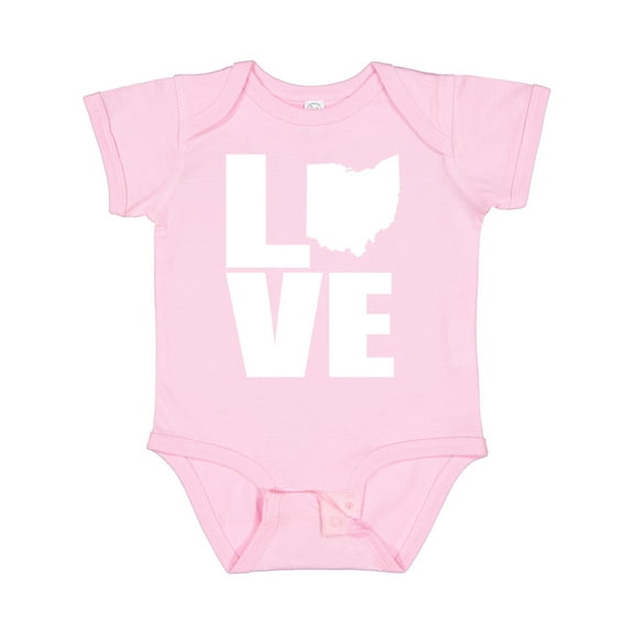 Inktastic Ohio Love Boys or Girls Baby Bodysuit