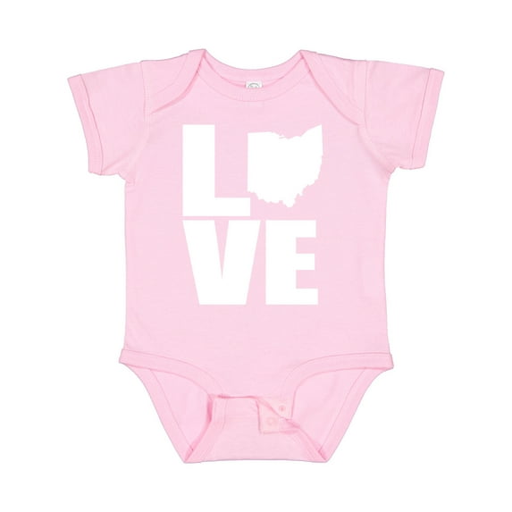 Inktastic Ohio Love Boys or Girls Baby Bodysuit