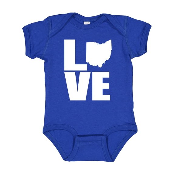 Inktastic Ohio Love Boys or Girls Baby Bodysuit