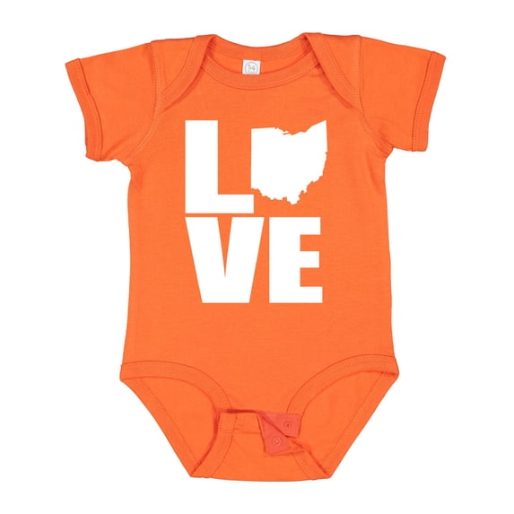 Inktastic Ohio Love Boys or Girls Baby Bodysuit