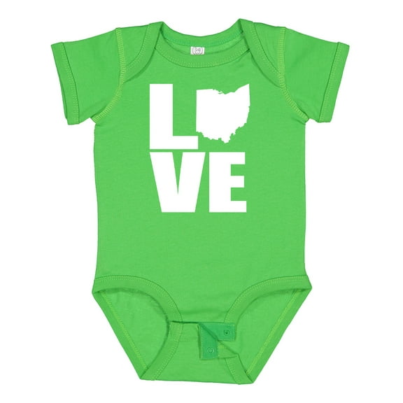 Inktastic Ohio Love Boys or Girls Baby Bodysuit