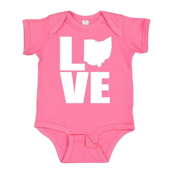 Inktastic Ohio Love Boys or Girls Baby Bodysuit