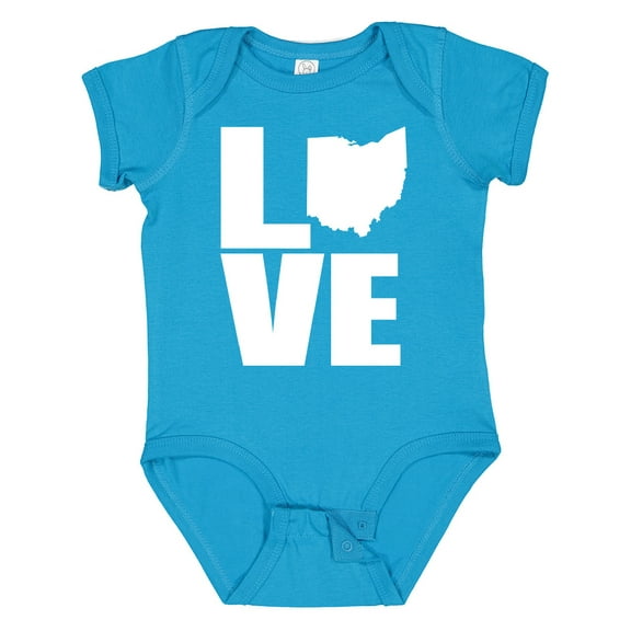 Inktastic Ohio Love Boys or Girls Baby Bodysuit