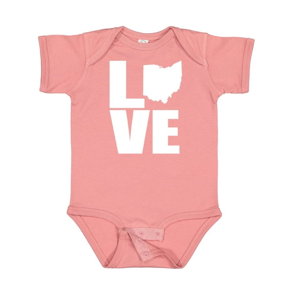 Inktastic Ohio Love Boys or Girls Baby Bodysuit