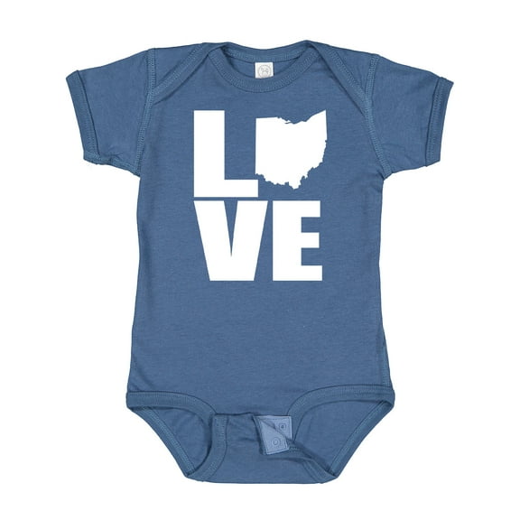 Inktastic Ohio Love Boys or Girls Baby Bodysuit