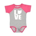 thumbnail image 1 of Inktastic Ohio Love Boys or Girls Baby Bodysuit, 1 of 5