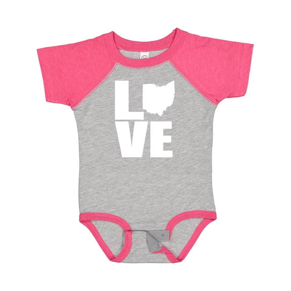 Inktastic Ohio Love Boys or Girls Baby Bodysuit