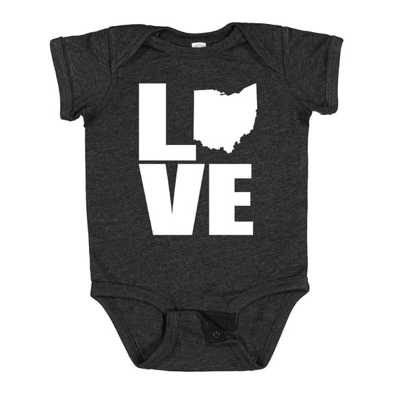 Inktastic Ohio Love Boys or Girls Baby Bodysuit
