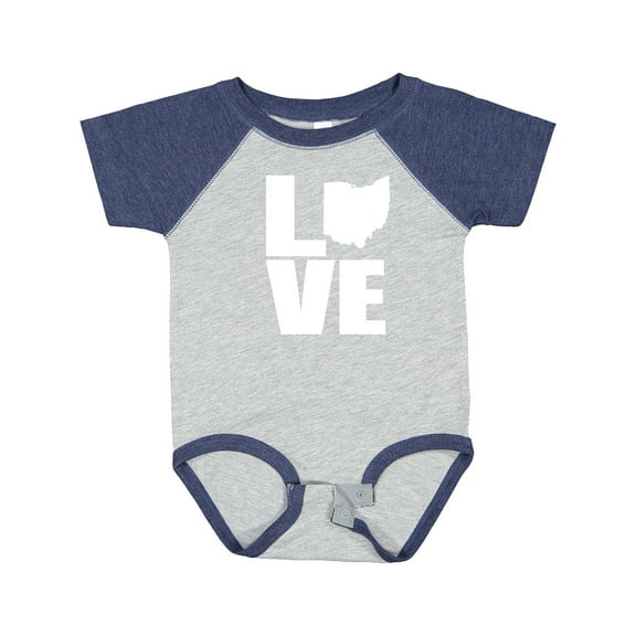 Inktastic Ohio Love Boys or Girls Baby Bodysuit
