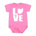 thumbnail image 1 of Inktastic Ohio Love Boys or Girls Baby Bodysuit, 1 of 5