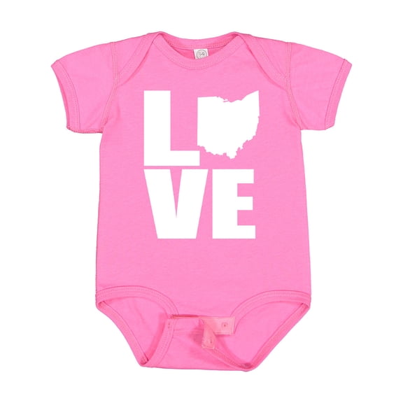 Inktastic Ohio Love Boys or Girls Baby Bodysuit