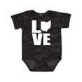 thumbnail image 1 of Inktastic Ohio Love Boys or Girls Baby Bodysuit, 1 of 5