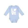 thumbnail image 1 of Inktastic Ohio Love Boys or Girls Long Sleeve Baby Bodysuit, 1 of 5