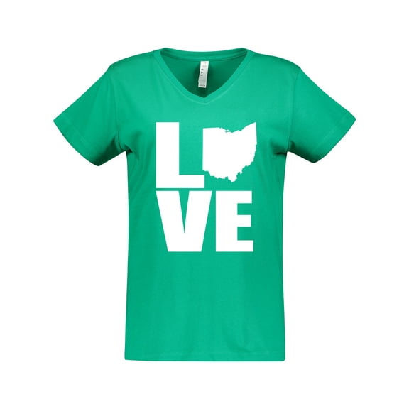Inktastic Ohio Love Women's V-Neck T-Shirt