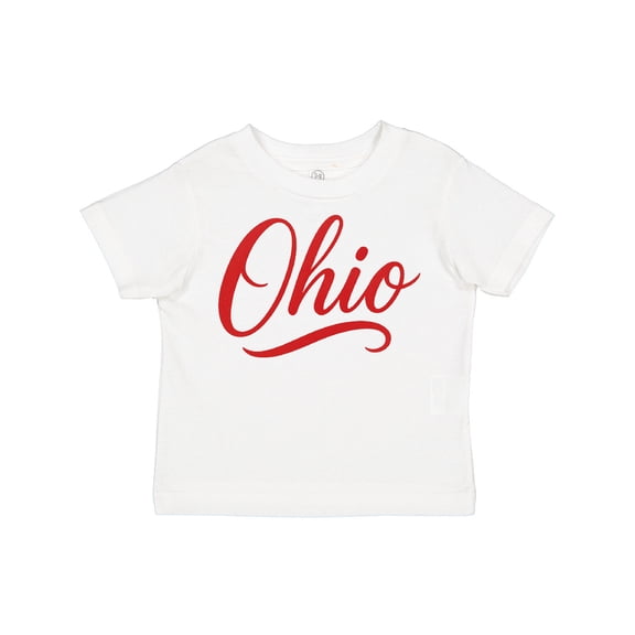 Inktastic Ohio Script Red Neon Style Boys or Girls Toddler T-Shirt