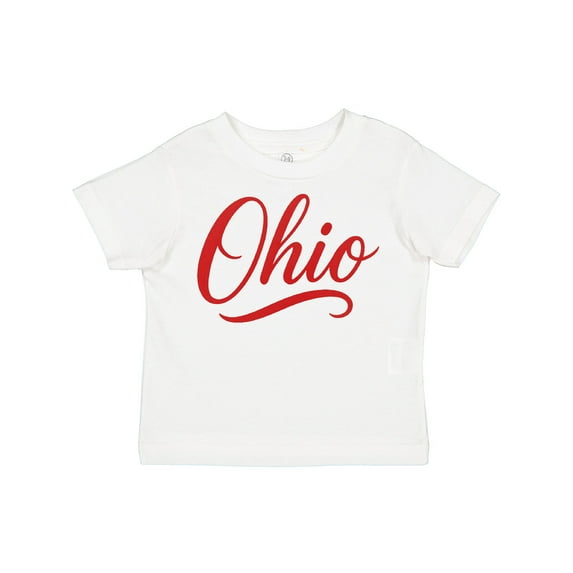 Inktastic Ohio Script Red Neon Style Boys or Girls Toddler T-Shirt
