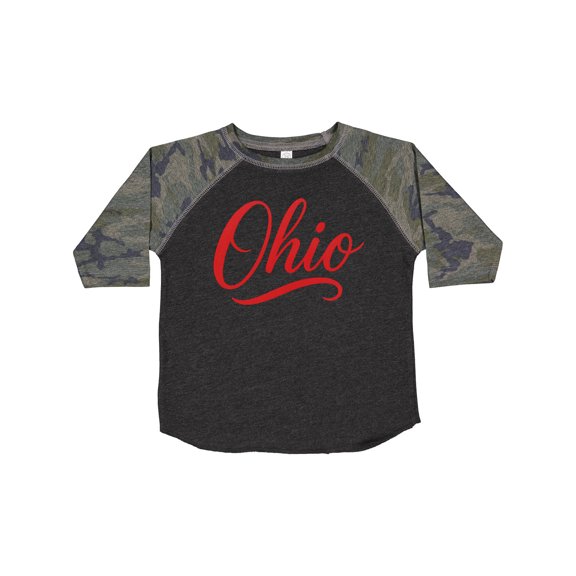 Inktastic Ohio Script Red Neon Style Boys or Girls Toddler T-Shirt