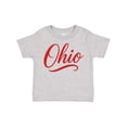 thumbnail image 1 of Inktastic Ohio Script Red Neon Style Boys or Girls Toddler T-Shirt, 1 of 5