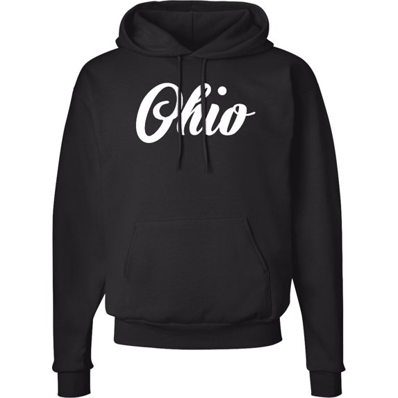 Inktastic Ohio Text Adult Hoodie Sweatshirt