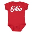 thumbnail image 1 of Inktastic Ohio Text Boys or Girls Baby Bodysuit, 1 of 5