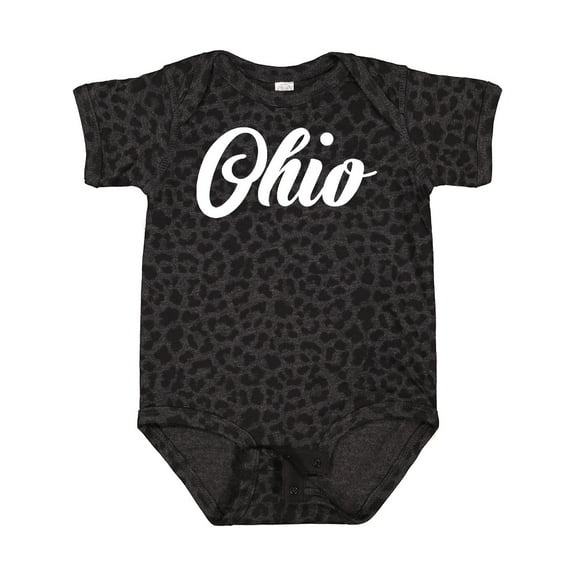 Inktastic Ohio Text Boys or Girls Baby Bodysuit