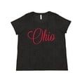 thumbnail image 1 of Inktastic Ohio Women's Plus Size T-Shirt, 1 of 5