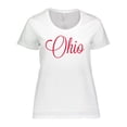 thumbnail image 1 of Inktastic Ohio Women's Plus Size T-Shirt, 1 of 5