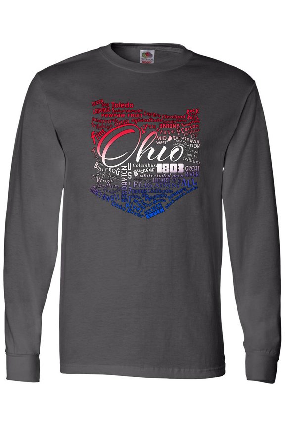 Ohio Word Salad Long Sleeve T-Shirt