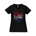 thumbnail image 1 of Inktastic Ohio Word Salad Women's Plus Size V-Neck T-Shirt, 1 of 5