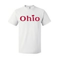 thumbnail image 1 of Inktastic Ohio in Red Text with Heart T-Shirt, 1 of 5