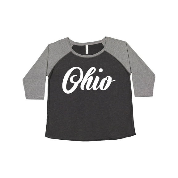 Inktastic Ohio text Women's Plus Size T-Shirt