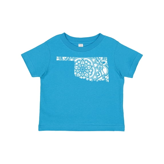 Inktastic Oklahoma Silhouette Mandala Boys or Girls Toddler T-Shirt