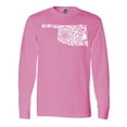 thumbnail image 1 of Inktastic Oklahoma Silhouette Mandala Long Sleeve T-Shirt, 1 of 5